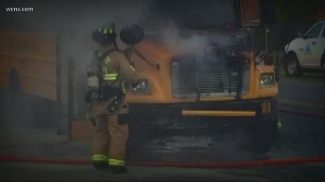 CMS investigating after second bus catches fire | wcnc.com