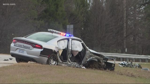 NC State Trooper Injured After Traffic Stop Attempt Ends in Crash ...